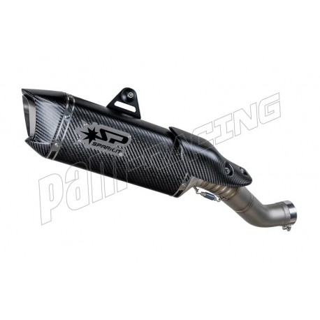 Demi-Ligne racing titane/carbone silencieux Force EVO SPARK RSV4,Tuono V4 2015-2025