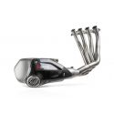 Ligne d'échappement complète homologuée inox Akrapovic CB650R, CBR650R 2019-2026