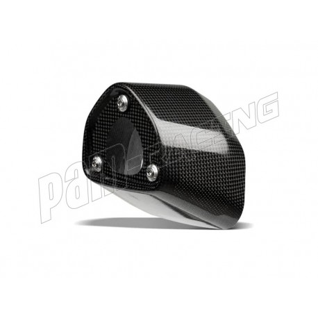 Embout end-cap carbone pour silencieux Akrapovic R1300GS 2024-2026