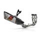 Ligne d'échappement racing inox/titane Akrapovic 765 Street Triple R/S/RS 2020-2026