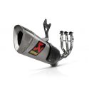 Ligne d'échappement racing inox/titane Akrapovic 765 Street Triple R/S/RS 2020-2026