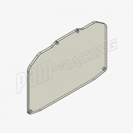 Vitre de remplacement pour Protection de tableau de bord RSV4 Factory, TUONO V4, Tuareg 660 2021-2025 Bonamici Racing