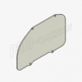 Vitre de remplacement pour protection de tableau de bord I2M Chrome Lite/Plus/Plus2 Bonamici Racing
