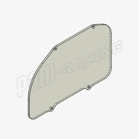 Vitre de remplacement pour protection de tableau de bord I2M Chrome Lite/Plus/Plus2 Bonamici Racing