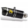 Silencieux homologué aluminium noir embout carbone THUNDER ARROW 125 Duke 2011-2016