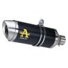 Silencieux homologué aluminium noir embout inox THUNDER ARROW 125 Duke 2011-2016