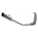 Ligne complète racing COMPETITION ou COMPETITION EVO titane ARROW ZX-6R 636 2024-2025