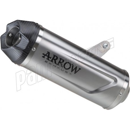Silencieux INDY RACE EVO homologué embout carbone ARROW Z650/Ninja 650 2024-2026