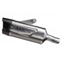 Silencieux INDY RACE EVO homologué avec embout carbone ARROW Z500/Ninja 500 2024-2026