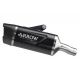Silencieux INDY RACE EVO homologué avec embout carbone ARROW Z500/Ninja 500 2024-2026