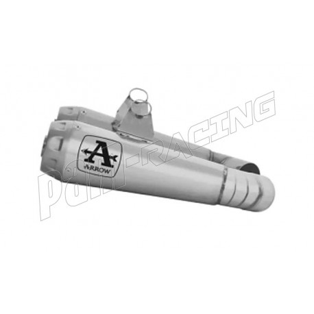Silencieux double Pro-Race homologué ARROW 698 Hypermotard 2024-2025
