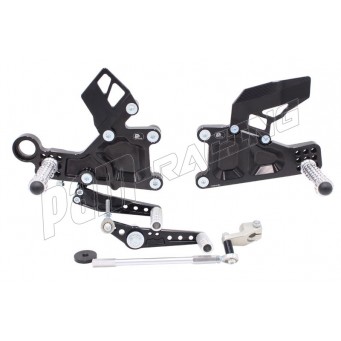 Commandes reculées Race Concept sélection inversée PP Tuning Street Triple 765 2023-2026