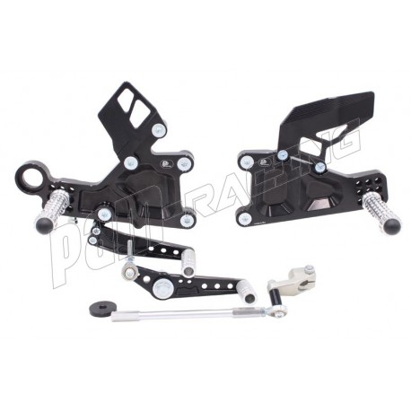 Commandes reculées Race Concept sélection inversée PP Tuning Street Triple 765 2023-2026