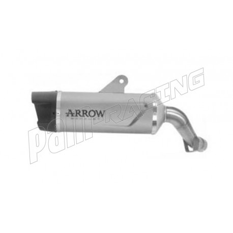 Silencieux INDY RACE EVO homologué embout carbone ARROW Versys 1000 2021-2024, Versys 1100 2025-2026
