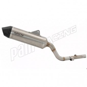 Silencieux Icon racing titane ou aluminium noir embout carbone ARROW CRF300L 2025-2026