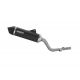 Silencieux Icon racing titane ou aluminium noir embout carbone ARROW CRF300L 2025-2026