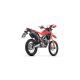 Silencieux Icon racing titane ou aluminium noir embout carbone ARROW CRF300L 2025-2026