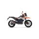 Silencieux INDY RACE EVO homologué embout carbone ARROW 390 Adventure R/X 2025-2026