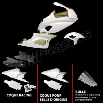 Carénage poly complet racing fibre de verre R7 2021-2025 BLINDER