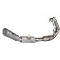 Ligne complète homologuée Euro5+ inox/titane silencieux Grid-O MT-09 2021-2026, XSR900 2022-2026, R9 2025-2026 SPARK