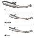 Demi-ligne racing Ø60 mm collecteur inox ou titane + silencieux titane R1 2015-2026 SPARK