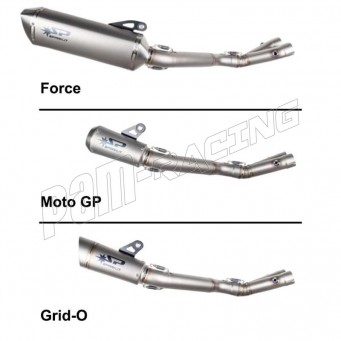 Demi-ligne racing Ø60 mm collecteur inox ou titane + silencieux titane R1 2015-2026 SPARK