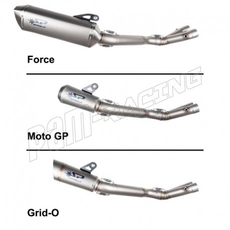 Demi-ligne racing Ø60 mm collecteur inox ou titane + silencieux titane R1 2015-2026 SPARK