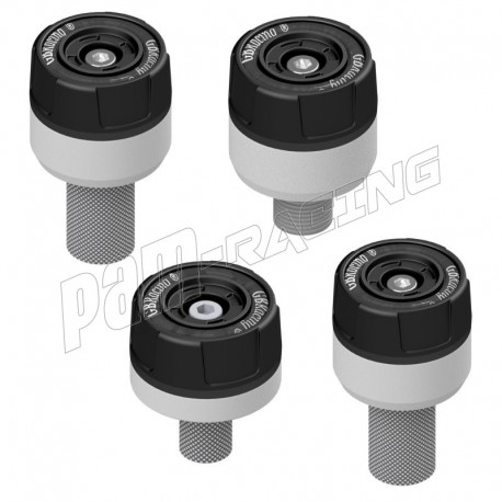 Tampons de protection d'axe de roue avant & arrière GB Racing GSXR600/750 2006-2010