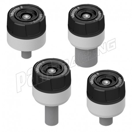 Tampons de protection d'axe de roue avant & arrière GB Racing RC990 R 2026