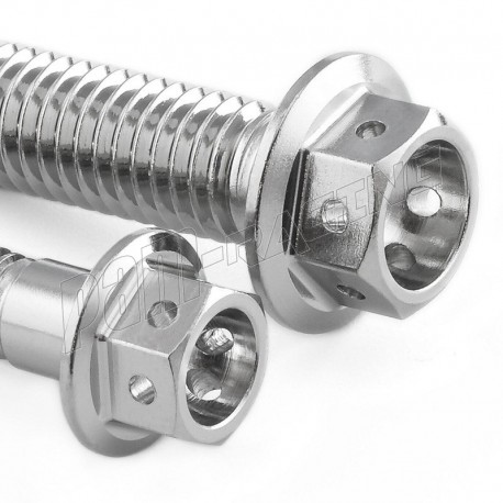 Kit de 4 vis d'étriers de frein avant inox percées M10x60 mm (1.50) PRO-BOLT Race Spec.