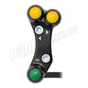 Commodo racing gauche 3 boutons JETPRIME Mv Agusta