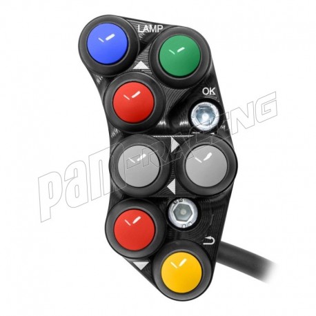 Commodo racing gauche 7 boutons JETPRIME R7 2026