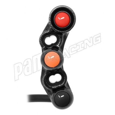 Commodo route droit 3 boutons JETPRIME Triumph 660 Daytona 2024-2025, Tiger Sport 660 2022-2024, Trident 660 2021-2025