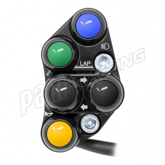 Commodo route gauche 5 boutons JETPRIME ZX6R 2007-2016, ZX10R 2004-2010