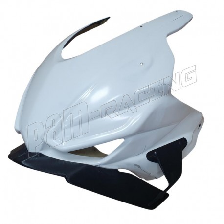 Tête de fourche racing fibre de verre + ailerons + demi-ailerons RSV4 1100 2025-2026