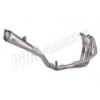 Ligne complète racing inox/titane silencieux Konix EVO ZX6R 2009-2016, ZX6R 636 2013-2016, 2019-2026 SPARK