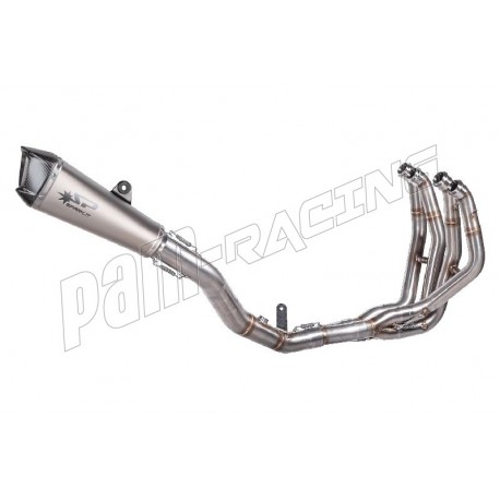 Ligne complète racing inox/titane silencieux Konix EVO ZX6R 2009-2016, ZX6R 636 2013-2016, 2019-2026 SPARK