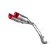 Ligne 3/4 racing inox/titane SPARK 1200 Speed Triple RS 2025-2026