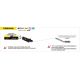 Silencieux Indy Race aluminium noir homologué avec embout en carbone ARROW MT-10