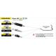 Silencieux GP2 nichrom noir ARROW Ninja 400 2018-2020