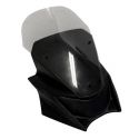 Tête de fourche racing fibre de verre noire + bulle  S2 CONCEPT CB750 Hornet 2025-2026