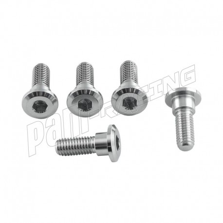 Kit 5 Vis de disques de frein arrière CRF1100L, NC700X, NC750X M8x(1.25)x24 MM inox ou titane PRO-BOLT
