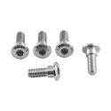 Kit 5 Vis de disques de frein arrière CRF1100L, NC700X, NC750X M8x(1.25)x24 MM inox ou titane PRO-BOLT