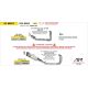 Ligne complète COMPETITION ARROW 675SR-R 2025-2026