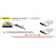 Raccord non catalysé inox racing ARROW Desert X 937 2026