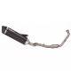 Ligne complète racing silencieux Icon embout carbone ARROW MT125 2025-2026