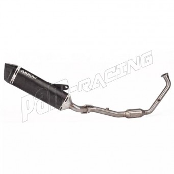 Ligne complète racing silencieux Icon embout carbone ARROW MT125 2025-2026