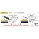 Ligne complète racing silencieux Icon embout carbone ARROW MT125 2025-2026