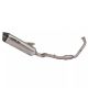 Ligne complète racing silencieux Icon embout carbone ARROW MT125 2025-2026