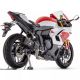 Ligne complète homologuée silencieux Pista ARROW R7 2026